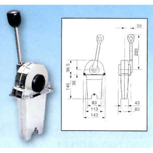 ハイレックスコーポレーション コントロールボックス 1レバー クラッチ