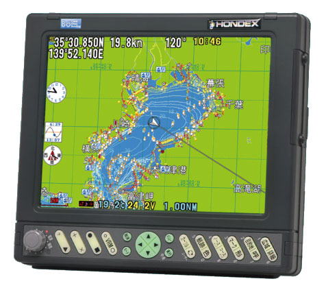 HONDEX HE-732S 10.4型GPSプロッター