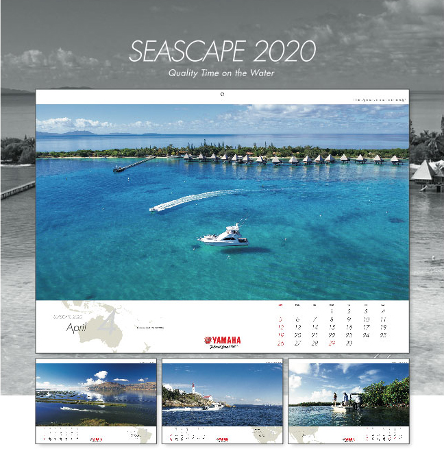 YAMAHA　ヤマハ　カレンダー　SEASCPE　2020