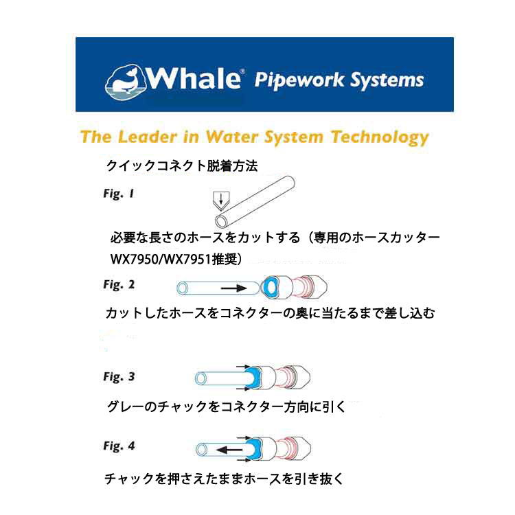 Whale  クイックコネクト配管システム