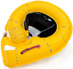 ＢＬＵＥＳＴＲＯＭ　ブルーストーム　ダブルセンサー付き　水感知式膨張式救命胴衣　ウエストベルトタイプ　ＢＳＪ−５２２０Ｒ