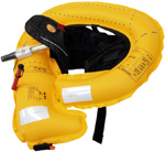 ＢＬＵＥＳＴＲＯＭ　ブルーストーム　ダブルセンサー付き水感知式膨張式救命胴衣　ウエストベルトタイプ　ＢＳＪ−５３２０Ｒ